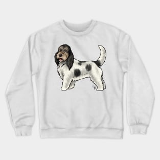 Dog - Grand Basset Griffon Vendeen - Black and Tan Crewneck Sweatshirt